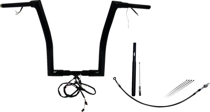 Styrsats Fat Baggers EZ Wired 16 1.516F-TOP 1-1/2" platt Touring 21-23 blå