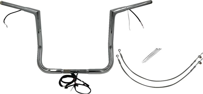 Styrsats Fat Baggers EZ Wired 1-1/4" platt Touring 14-15, Trike 14-15 701214