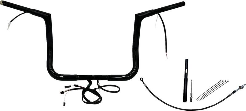 Styrsats Fat Baggers EZ Wired 12 1.251221+FL 1-1/4" platt blå Touring 21-upp, Trike 21