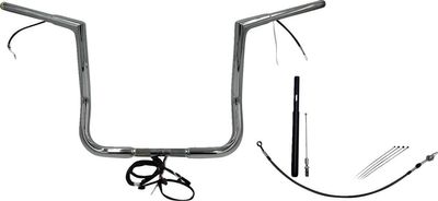 Styrsats Fat Baggers EZ Wired 14 1.251421+FL 1-1/4" platt Touring 21-upp, Trike 21 krom