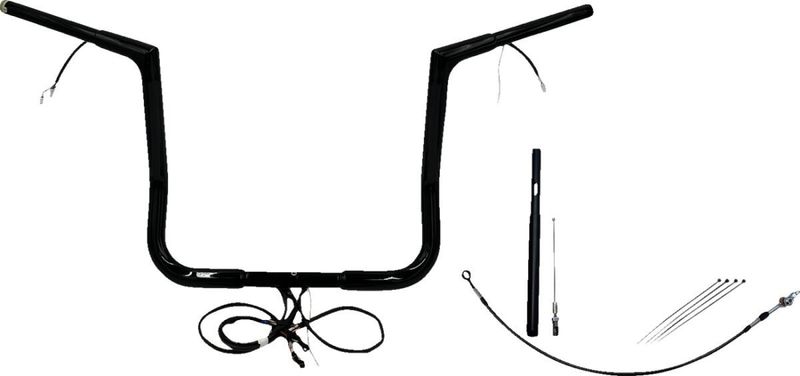 Styrsats Fat Baggers EZ Wired 14 1.251421+FL 1-1/4" platt Touring 21-upp, Trike 21 blå