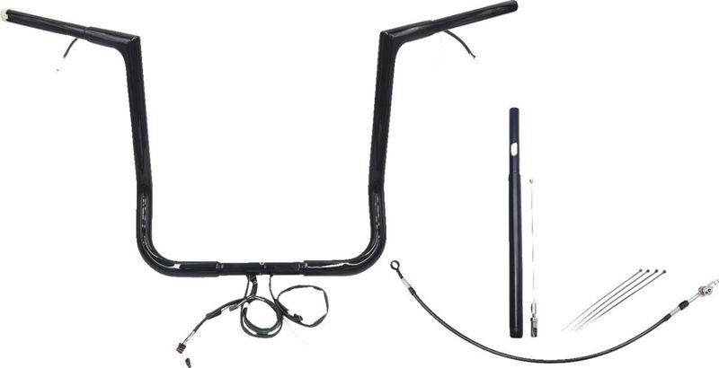 Styrsats Fat Baggers EZ Wired 16 1.251621+FL 1-1/4" platt Touring 21-upp, Trike 21 blå