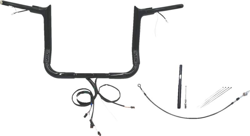 Styrsats Fat Baggers EZ Wired 12 1.51221+ 1-1/2" blå Touring 21-upp, Trike 21