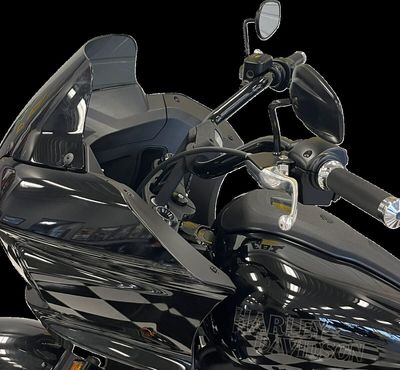 Styre Fat Baggers EZ 1-1/4" rund svart Softail 18-upp