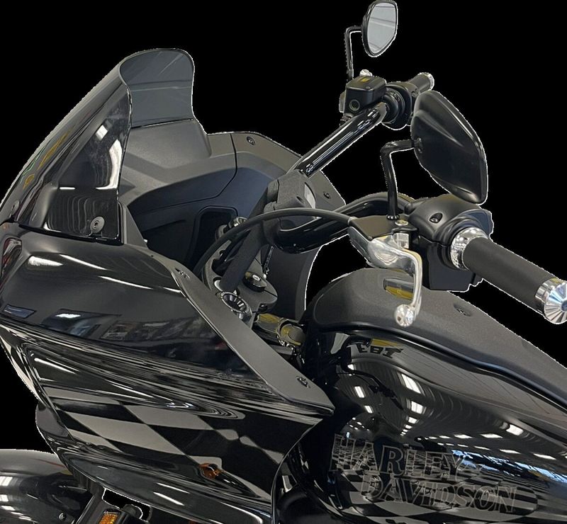 Styre Fat Baggers EZ 1-1/4" rund svart Softail 18-upp