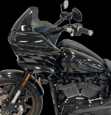 Styre Fat Baggers EZ 1-1/4" rund svart Softail 18-upp