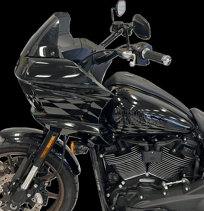 Styre Fat Baggers EZ 1-1/4" rund svart Softail 18-upp