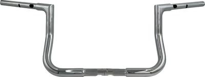 Styre Fat Baggers EZ H-bar 10 Flhx/se 1-1/4" 1.25 platt matt krom Touring 23-upp