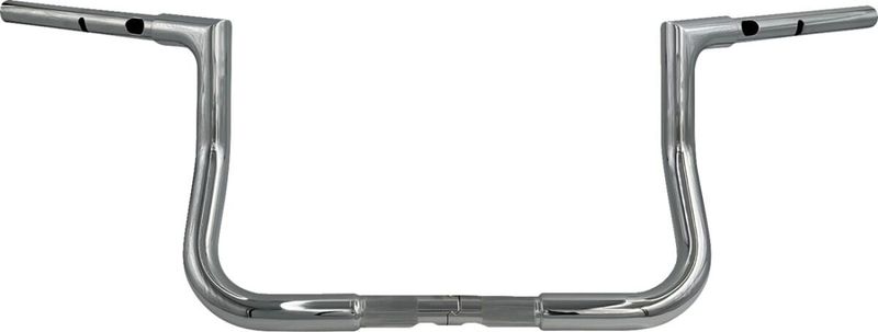 Styre Fat Baggers EZ H-bar 10 Flhx/se 1-1/4" 1.25 platt matt krom Touring 23-upp