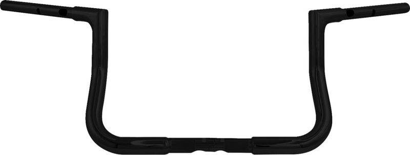 Styre Fat Baggers EZ H-bar 10 Flhx/se 1-1/4" 1.25 platt matt svart Touring 23-upp