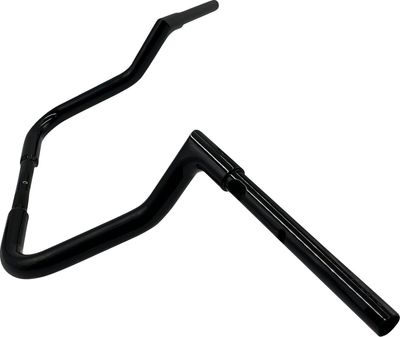 Styre Fat Baggers EZ H-bar 11 Flhx/se 1-1/4" 1.25 platt matt svart Touring 23-upp
