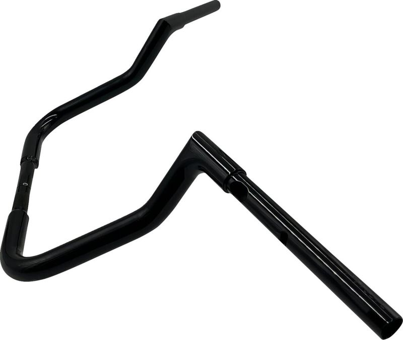Styre Fat Baggers EZ H-bar 11 Flhx/se 1-1/4" 1.25 platt matt svart Touring 23-upp
