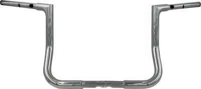 Styre Fat Baggers EZ H-bar 12 Flhx/se 1-1/4" 1.25 platt matt krom Touring 23-upp