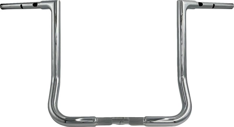 Styre Fat Baggers EZ H-bar 16 1-1/4" 1.25 platt matt krom Touring 23-upp
