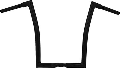 Styre Fat Baggers EZ 16 1-1/4" platt matt svart Touring 23-upp, Softail 25-upp