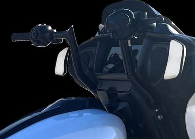 Styre Fat Baggers EZ H-bar 12 Flhx/se 1-1/4" 1.25 svart Touring 23-upp