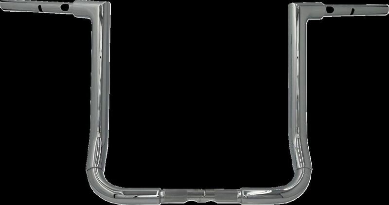 Styre Fat Baggers EZ H-bar 1-1/2" 1.50 platt matt krom Touring 23-upp