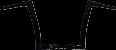 Styre Fat Baggers EZ 12 Fltrx/se 1-1/2" platt matt svart Touring 23-upp, Softail 25-upp