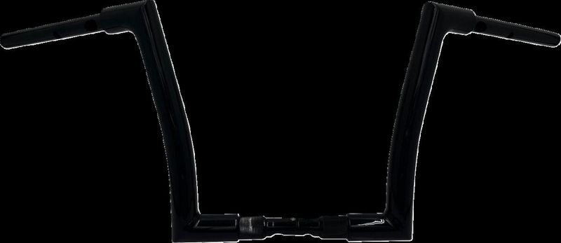Styre Fat Baggers EZ 12 Fltrx/se 1-1/2" platt matt svart Touring 23-upp, Softail 25-upp
