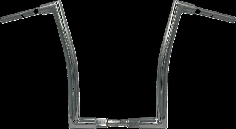 Styre Fat Baggers EZ 1-1/2" platt matt krom Touring 23-upp, Softail 25-upp