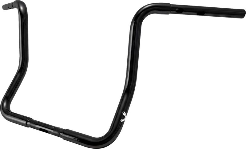 Apehanger styre Burly Brand 15 1-1/4" Touring 23-upp svart