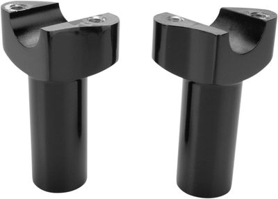Risers Drag Specialties 3.5 smidd aluminium rak svart