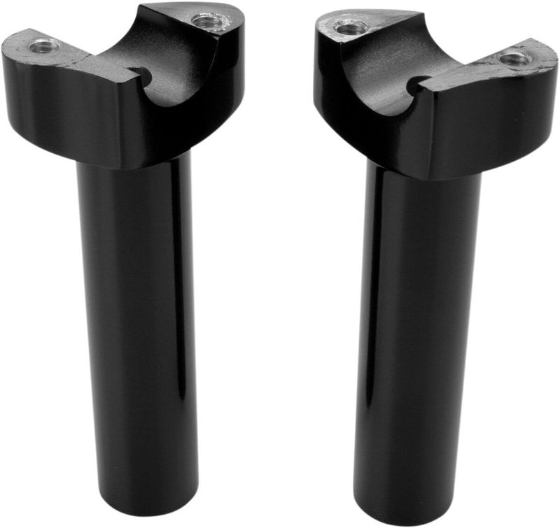 Risers Drag Specialties 5.5 smidd aluminium rak svart