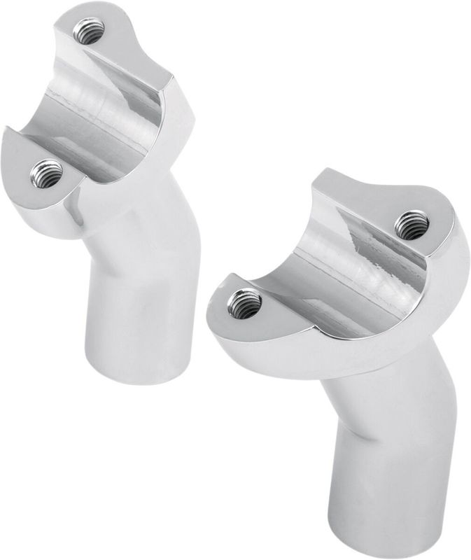 Risers Drag Specialties 3.5 smidd aluminium krom