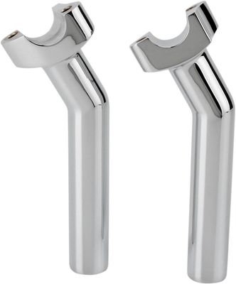Risers Drag Specialties 6.5 smidd aluminium krom
