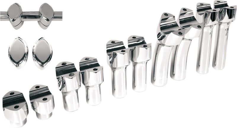 Risers Drag Specialties Buffalo krom