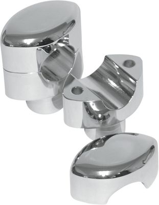 Risers LA Choppers Handlebars 1" 1.5 slät krom