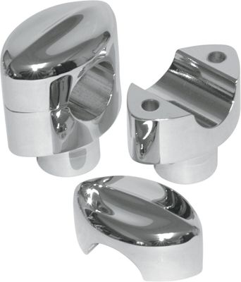 Risers LA Choppers Hefty Handlebars Mohawk 1.5CH 1-1/4" 1.5 slät krom