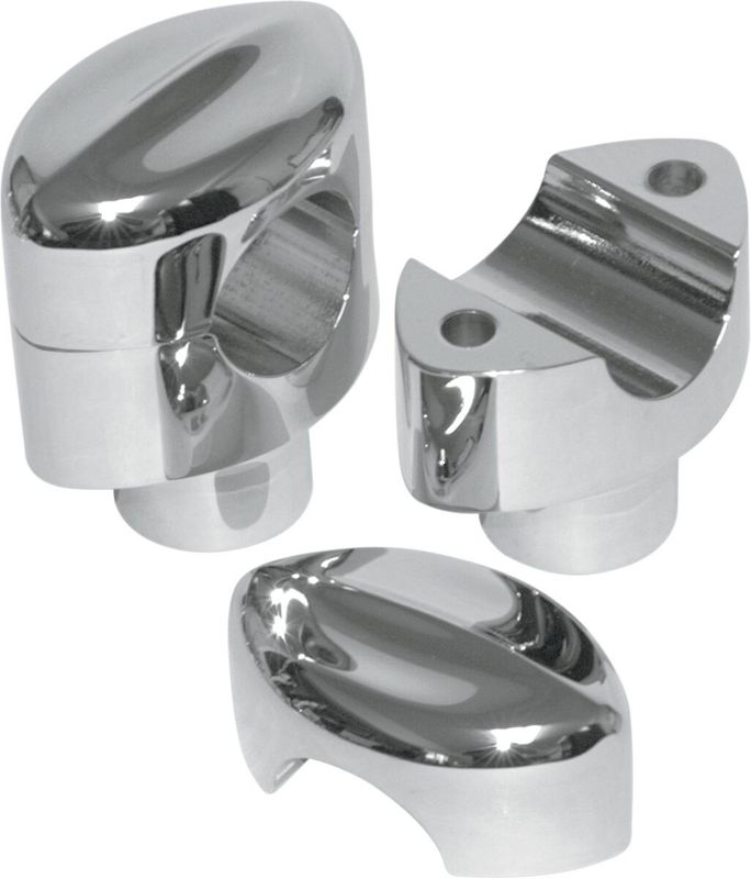 Risers LA Choppers Hefty Handlebars Mohawk 1.5CH 1-1/4" 1.5 slät krom