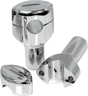 Risers LA Choppers Hefty Handlebars Mohawk 3 1-1/4" slät krom