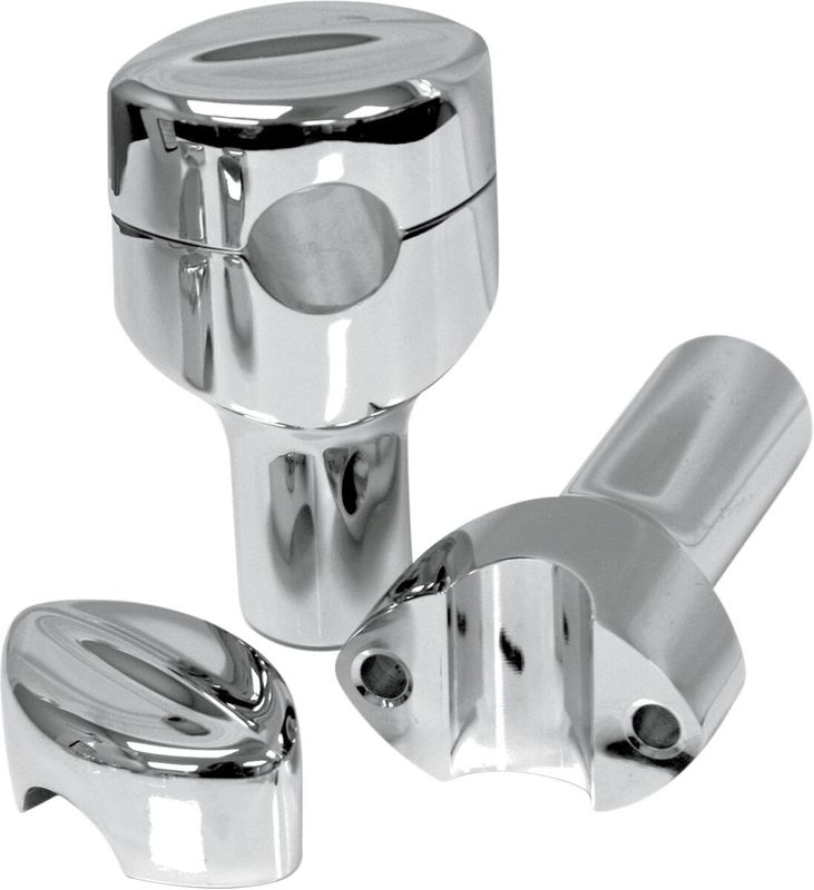 Risers LA Choppers Hefty Handlebars Mohawk 3 1-1/4" slät krom