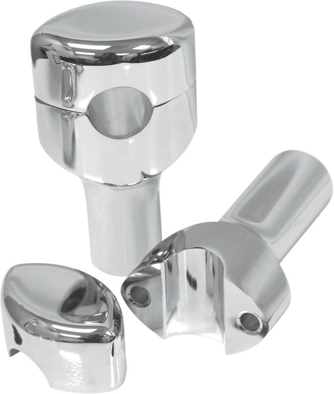 Risers LA Choppers Hefty Handlebars 3 1-1/4" slät krom