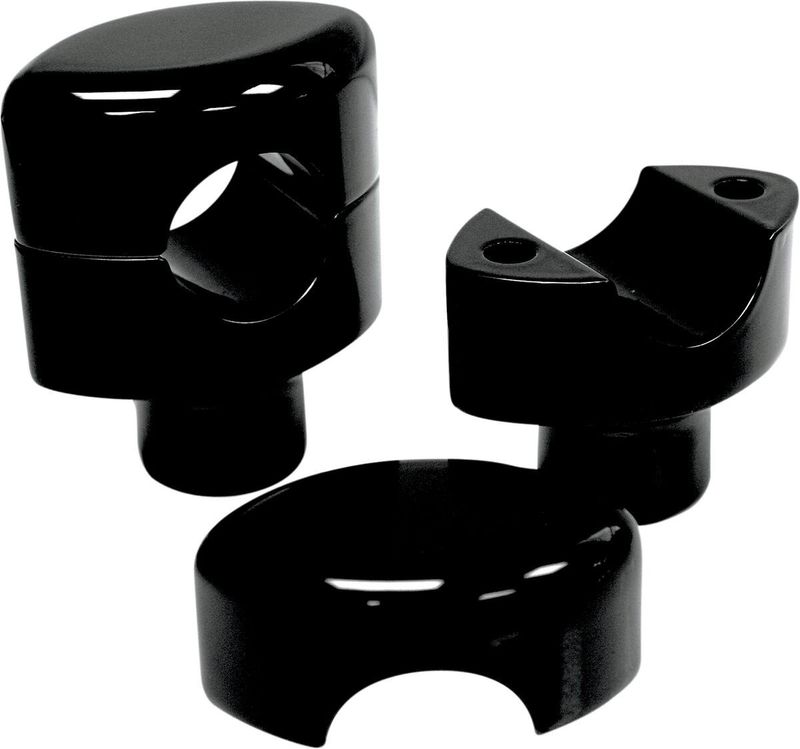Risers LA Choppers Hefty Handlebars 1.5BK 1-1/4" 1.5 slät svart