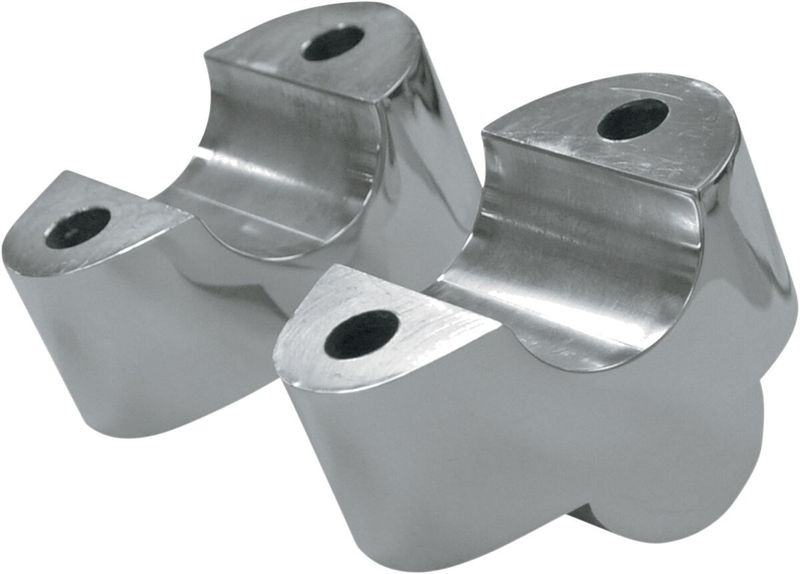 Förlängningar riser LA Choppers polerad Dyna 08-12 LA-7430-01