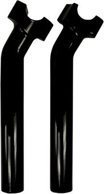 Risers Drag Specialties Buffalo Pullback 9.5 billet aluminium svart