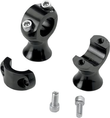 Styre risers Biltwell Slimline 1-3/4" 1" 1"/25.4mm handlebars blanksvart