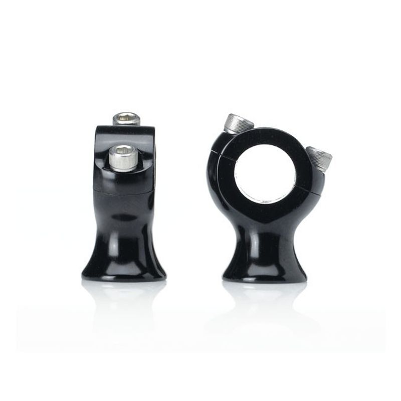 Styre risers Biltwell Slimline 1-3/4" 1" 1"/25.4mm handlebars blanksvart