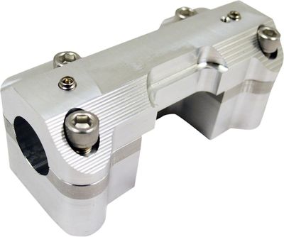 Styrklammer LA Choppers 25 4 obehandlad aluminium Touring 15-22