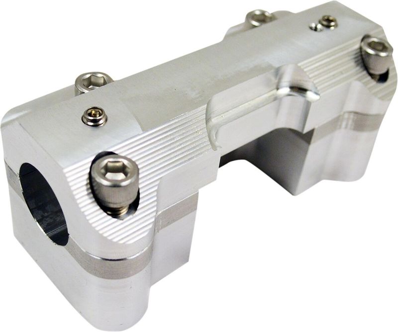 Styrklammer LA Choppers 31 8 obehandlad aluminium Touring 15-22