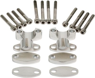 Riser styre Emgo 1 1/8ALUM aluminium silver