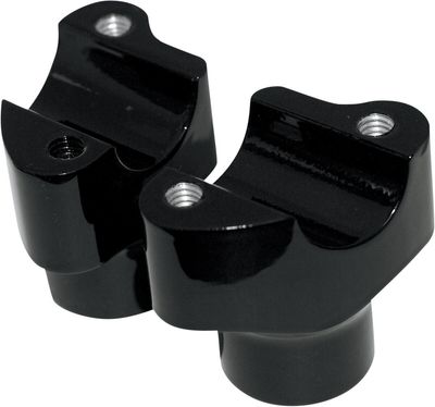 Risers Drag Specialties Buffalo 1.5 billet aluminium svart