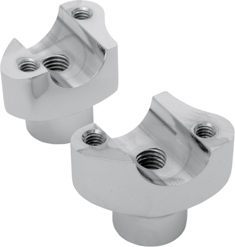 Risers Drag Specialties 1.7 smidd aluminium rak krom