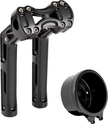 Risers Arlen Ness Wayback 10 Softail svart rund