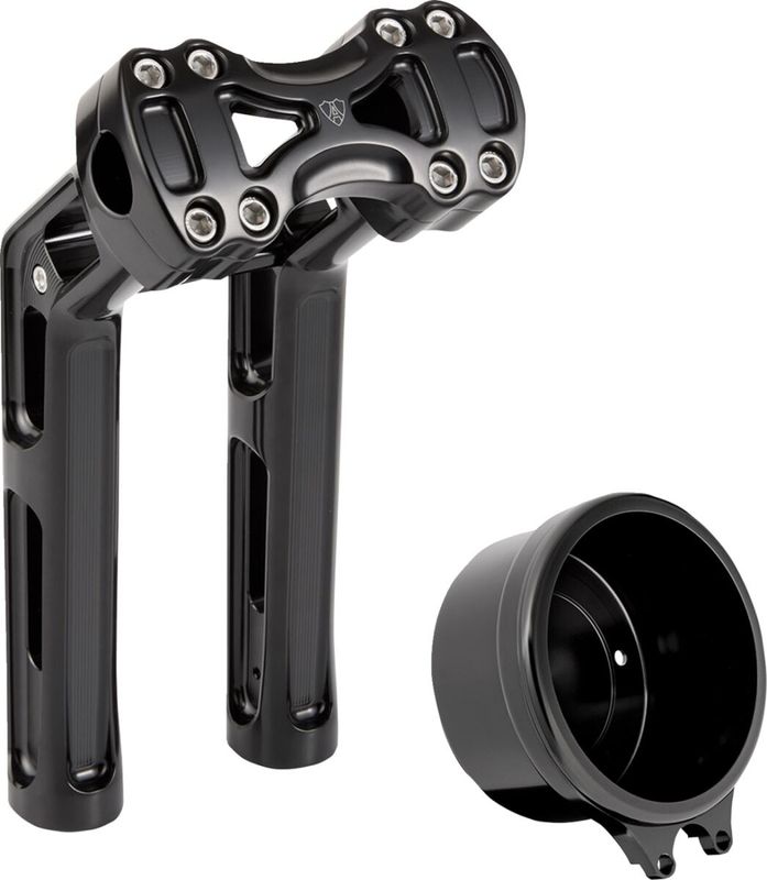 Risers Arlen Ness Wayback 10 Softail svart rund
