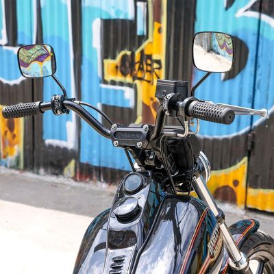 Risers Thrashin Supply 6-1/2 6.5 H-D 73-upp svart