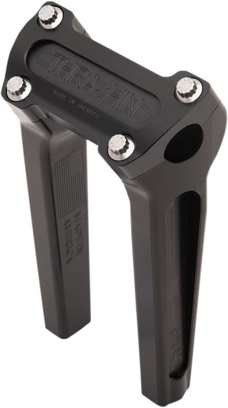 Risers Thrashin Supply 8 rak H-D 73-upp svart